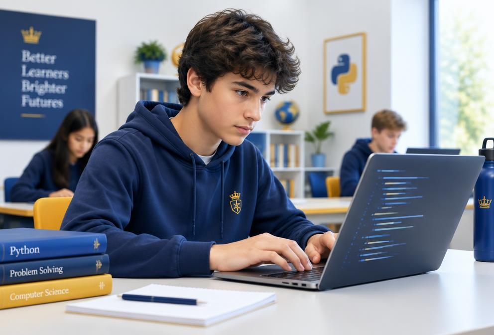 Coding in Python course at Excel Academy